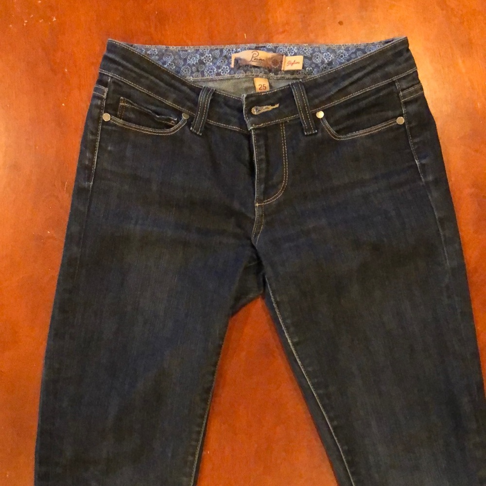 Paige crop jeans